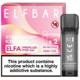 Картридж Elfa 2 шт Strawberry Ice Cream Картридж Elfa 2 шт Strawberry Ice Cream Felix Shop