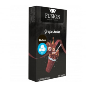 Табак Fusion Medium Ice Grape Soda (Фьюжн Айс Виноградная Газоровка) 100 грамм Felix Shop