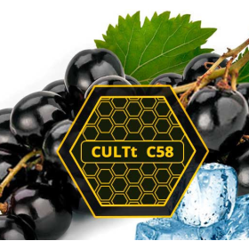 Табак CULTT C58 Black Grape Ice (Культт Черный Виноград Лед) 100 грамм Felix Shop