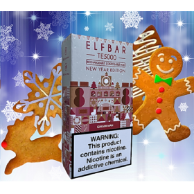 Электронные сигареты Elf Bar TE5000 Christmas Edition Ginger Man (Ельф Имбирный пряник) Felix Shop