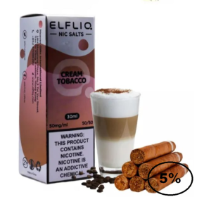 Жидкость Elf Liq Cream Tobacco (Эльф Бар Кремовый Табак) 30мл 5% Жидкость Elf Liq Cream Tobacco (Эльф Бар Кремовый Табак) 30мл 5% Felix Shop