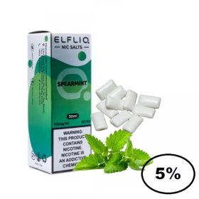 Жидкость Elf Liq  Spearmint (Эльфбар Мятная Жвачка) 30мл 5% Felix Shop