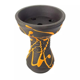 Чаша для кальяна Gusto Bowls Killa Bowl Black-Orange Felix Shop