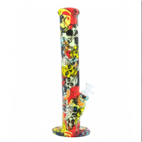 Силиконовый бонг Glow Print Tube Felix Shop