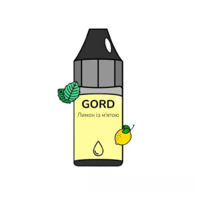 Жидкость Gord Lemon Mint (Лимон Мята) 30мл 5% Felix Shop