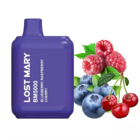 Электронная сигарета Lost Mary BM5000 Blueberry Raspberry Cherry (черника малина вишня) Felix Shop