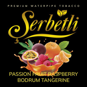 Табак Serbetli Passion fruit Raspberry Bodrum Tangerine (Маракуйя Малина Мандарин) 100 гр Felix Shop