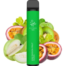 Электронная сигарета Elf bar 1500 Ultra Kiwi Passion Fruit Guava (Киви Маракуйя Гуава) Felix Shop