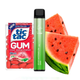 Электронная сигарета Elf Bar 1500 Ultra Sour Watermelon Gumi (Кислые Арбузные Конфеты)   Электронная сигарета Elf Bar 1500 Ultra Sour Watermelon Gumi (Кислые Арбузные Конфеты) Felix Shop