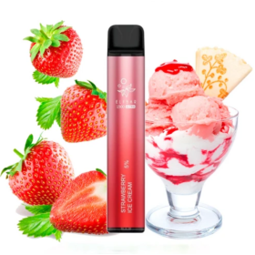 Электронная сигарета Elf Bar 1500 Ultra Strawberry Ice Cream (Клубничное Мороженое) Felix Shop
