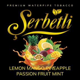 Табак Serbetli Lemon Mango Pineapple Passion Fruit Mint (Лимон Манго Ананас Маракуйя Мята) 100 гр Felix Shop