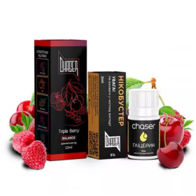 Жидкость Набор Chaser Black Triple Berry (Вишня Смородина Малина ) 30мл 5% Felix Shop