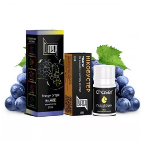 Жидкость Набор Chaser Black Energy Grape (Виноградный Энергетик) 30мл 5% Felix Shop