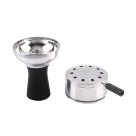 Калауд - чаша для кальяна Металлическая Черная Felix Shop