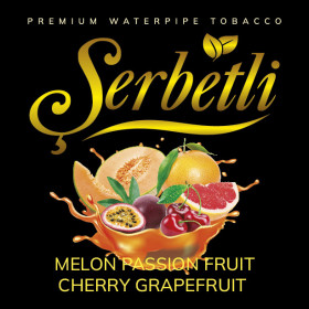 Табак Serbetli Melon Passion fruit Cherry Grapefruit (Дыня Маракуйя Вишня Грейпфрут) 100 гр Felix Shop