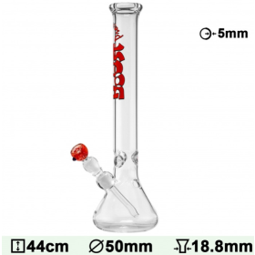 Бонг стеклянный Boost Pro Beaker Black Felix Shop