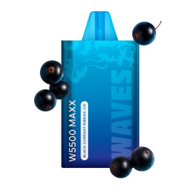 Электронная сигарета Waves W5500 Maxx Blackcurrant Ribena Ice (Черная Смородина Рябина Лёд) Felix Shop