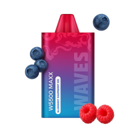 Электронная сигарета Waves W5500 Maxx Blueberry Raspberry Ice (Черника Малина Лёд) Felix Shop