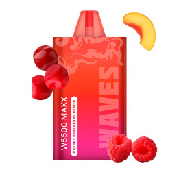 Электронная сигарета Waves W5500 Maxx Cherry Raspberry Peach (Вишня Малина Персик) Felix Shop
