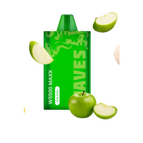 Электронная сигарета Waves W5500 Maxx Sour Apple (Кислое Яблоко) Электронная сигарета Waves W5500 Maxx Sour Apple (Кислое Яблоко) Felix Shop