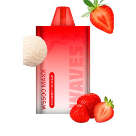 Электронная сигарета Waves W5500 Maxx Strawberry Ice Cream (Клубничное Мороженое) Электронная сигарета Waves W5500 Maxx Strawberry Ice Cream (Клубничное Мороженое) Felix Shop