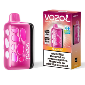 Электронная сигарета Vozol Rave 40000 Peach Ice (Персик Лёд) Электронная сигарета Vozol Rave 40000 Peach Ice (Персик Лёд) Felix Shop