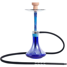 Кальян Hookah Lab Leather Black & Blue 2 (Cиняя колба) Felix Shop