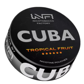 Снюс Cuba Black Tropical Fruit 43 mg/pouch 66 mg/g (Тропические Фрукты) Felix Shop