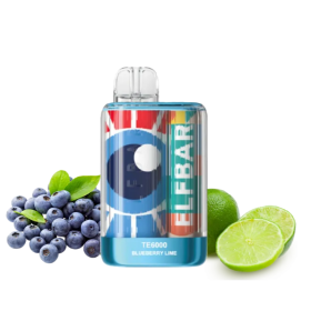 Электронная сигарета Elf Bar TE6000 Blueberry Limes (Черника Лайм) Felix Shop