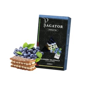 Безтабачная смесь Bagator Blueberry Millefeuille (Черничный мильфей) 50гр Felix Shop