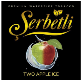 Табак Serbetli Two Apple Ice (Двойное Яблоко Лёд) 50гр Felix Shop