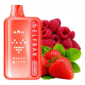 Электронная сигарета Elf Bar BC45000 Red Raspberry Strawberry (Красная Малина Клубника) Felix Shop