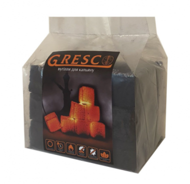 УГОЛЬ ДЛЯ КАЛЬЯНА ОРЕХОВЫЙ GRESCO БЕЗ КОРОБКИ (ГРЕСКО) 0,5КГ Felix Shop
