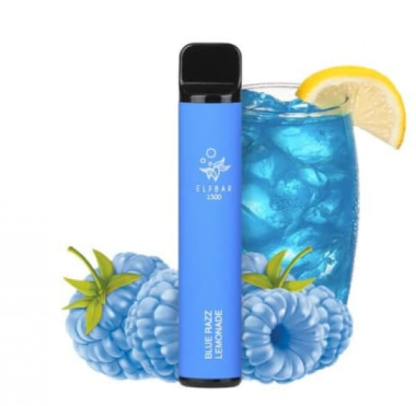 Электронные сигареты Elf Bar 1500 Blue Razz Lemonade (Ельф бар Лимонад Голубая Малина) Felix Shop