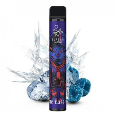Электронные сигареты Elf Bar 2000 Blue Razz Ice (Ельф бар) Felix Shop