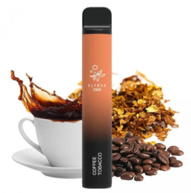 Электронные сигареты Elf Bar 2000 Coffee Tobacco | Кофейный Табак (Ельф бар) Felix Shop