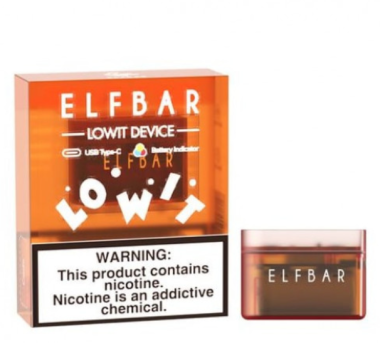 Батарея Elf Bar LOWIT Yellow (Желтый) 500 mAh Battery Felix Shop