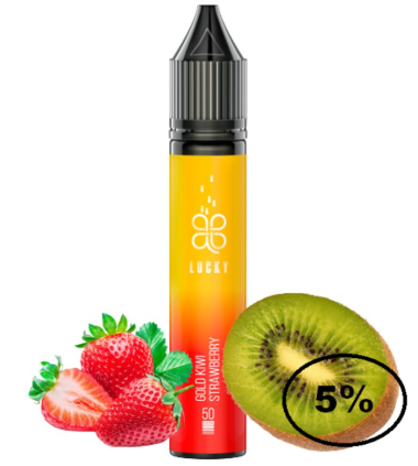 Жидкость Lucky Gold Kiwi Strawberry (Лаки Золотой Киви Клубника) 30мл 5% Felix Shop