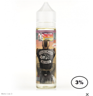 Жидкость Troublemaker Органика Nevada (Траблмейкер Кактус Инжир) 60 мл, 3% Felix Shop