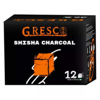 Уголь ореховый Gresco (Греско) 12 шт кубик Felix Shop