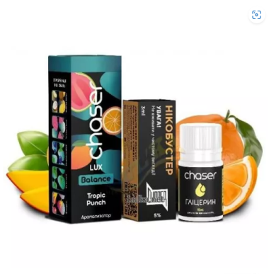 Жидкость Набор Chaser Lux Tropic Punch (Манго Апельсин) 30мл 5% Felix Shop