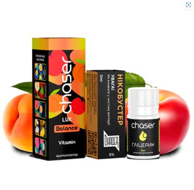 Жидкость Набор Chaser Lux Vitamin (Персик Яблоко) 30мл 5% Felix Shop