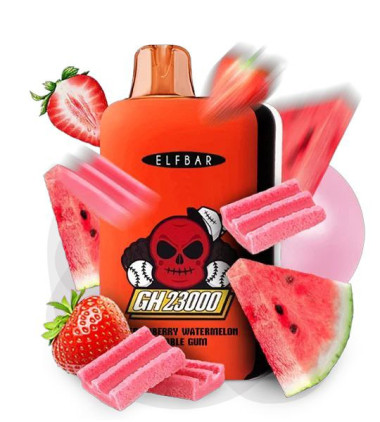 Электронная сигарета Elf Bar GH 23000 Strawberry Watermelon Bubble Gum (Клубнично-Арбузная жвачка) Felix Shop