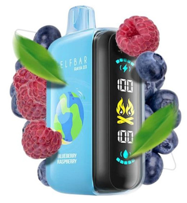 Электронная сигарета Elf Bar RAYA D3 25000 Blueberry Raspberry (Черника Малина) Felix Shop