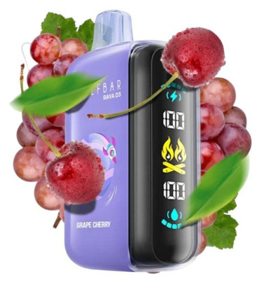 Электронная сигарета Elf Bar RAYA D3 25000 Grape Cherry (Виноград Вишня) Felix Shop