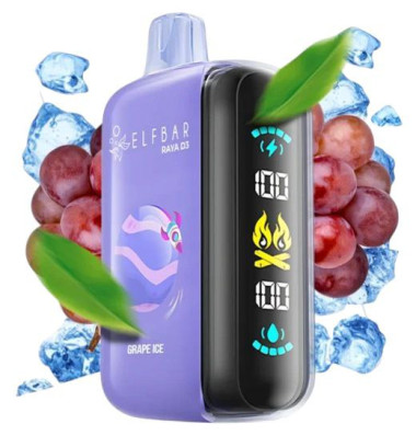 Электронная сигарета Elf Bar RAYA D3 25000 Grape Ice (Виноград Лёд) Felix Shop