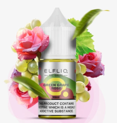 Жидкость Elf Liq Green Grape Rose (Зелёный Виноград Роза) 5% 30мл Felix Shop