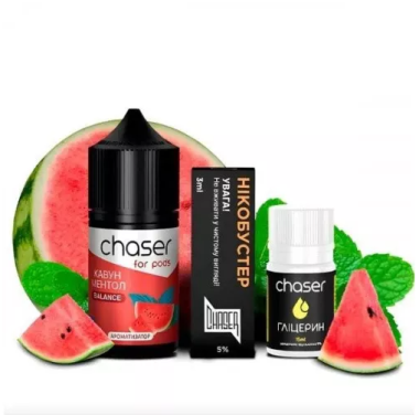 Жидкость Набор Chaser (Арбуз Ментол) 30мл 5% Felix Shop