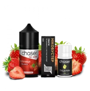Жидкость Набор Chaser (Клубника) 30мл 5% Felix Shop