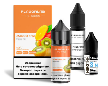 Жидкость Набор Flavorlab PE 10000 Mango Kiwi (Манго Киви) 30мл 5% Felix Shop
